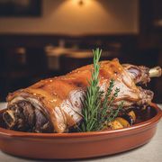 Cordero lechal al horno