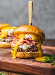 Hamburguesa de Pollo con Queso