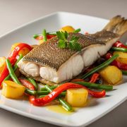 Rodaballo al horno